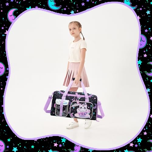 Inprof Kid's Luggage Set 3 Piece Suitcase Set 16" Hardside Luggage with Spinner Wheels Girls Boys Carry on Toddler Suitcase with Travel Duffle Bag Airline Approved by Inprof - Used condition - Image 5