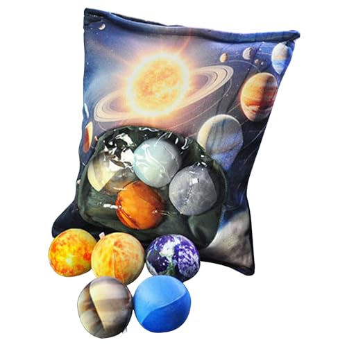 Oreiller planète en peluche coussin moelleux pour soulager le dos