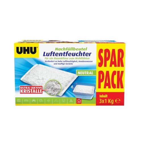 UHU Luftentfeuchter Nachfüll-Beutel 3x1000g