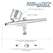 Master Airbrush Model G22 Multi-Purpose Dual-Action Gravity Feed Airbrush Set with a 0.3mm Tip and 1/3 oz. Fluid Cup - User Friendly, Versatile Kit - Spray Auto Graphics, Art, Crafts, Tattoos, Cake