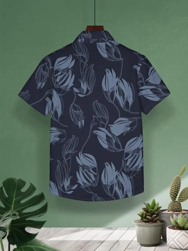 Image of HELLCAT Yellow, Olive Trendy Regular Fit Printed Causal Shirt for Boys - Pack of 2