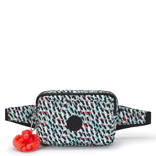 Image of Kipling Women's Abanu Medium Crossbody Bag, Lightweight, Adjustable Nylon Waist Pack with Multi-Compartment Zip Pockets