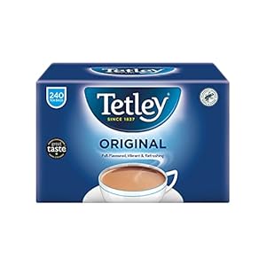 Tetley zwarte thee 240 zak. 750 g – originele Engelse versie