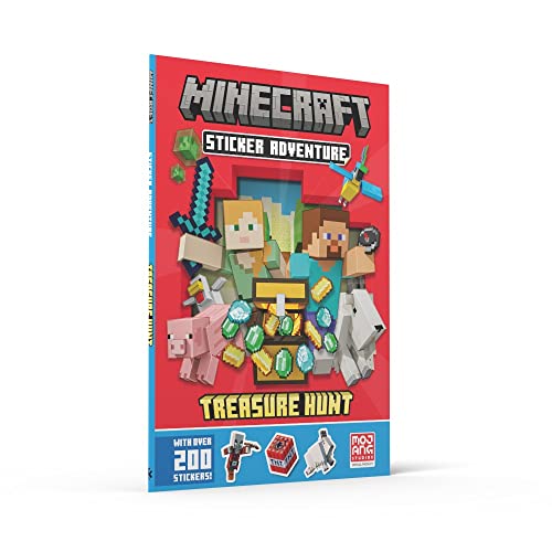 Minecraft Sticker Adventure: Treasure Hunt: A brand-new official sticker book containing hours of fu