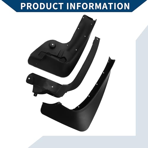 Image of Mud Flaps Splash Guards W /Mount Accessories for BMW 5 Series GT 2012-2015 Front and Rear Mud Guards 1 Set