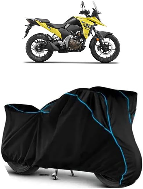 Water Resistant Bike Cover for Suzuki V-Strom 250 SX | Dustproof, UV & Heat Protection | Indoor & Outdoor Use | Universal Fit Motorcycle Rain Cover