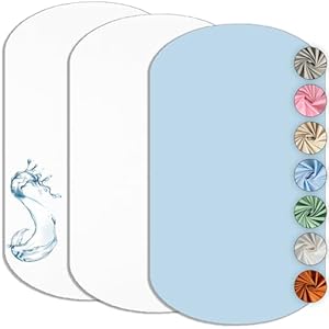 Lovely Hippo Parent Trio Babybett Spannbettlaken Set 3X