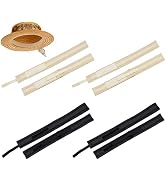   8Pcs Hat Size Tape Hat Size Reducer, Paste Style Adjustable Bands Hat Sizer Insert for ...