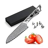 KATSURA Woodworking Project Kit – Santoku Knife Blank – 5 Inch with 40mm wide blade –...