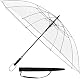 Transparenter XXL Regenschirm mit Sternenfunke-Design