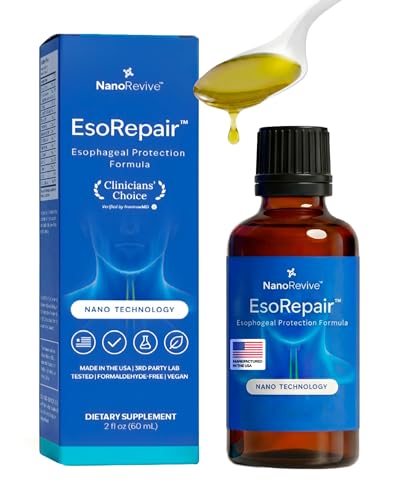 EsoRepair Nano Esophageal & Stomach Health Supplements for Men & Women - Digestive Comfort - Slippery Elm Bark, Zinc L-C - Detailed View