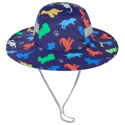 Kids Sun Hat for Toddler Girls Unicorn Bucket Hats UV Protection Summer Hat for Kids Wide Brim Fishing Hat 2-8 Years