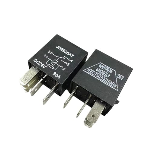 Relé JD2926AT 24V de 5 pines para automoción y sistemas eléctricos de repuesto