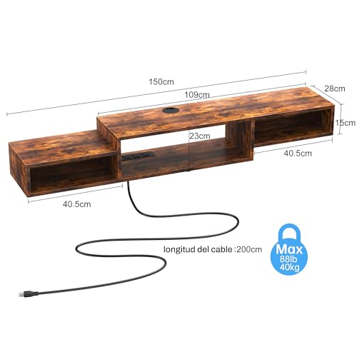 Encuentra la mejor selección de Mueble flotante para pantalla los diez mejores. 30 Imagen adicional