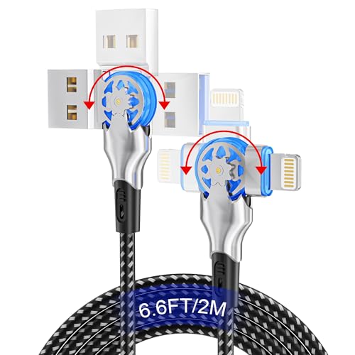 Cable de carga de iPhone en ángulo recto para jugar cómodamente en el sofá
