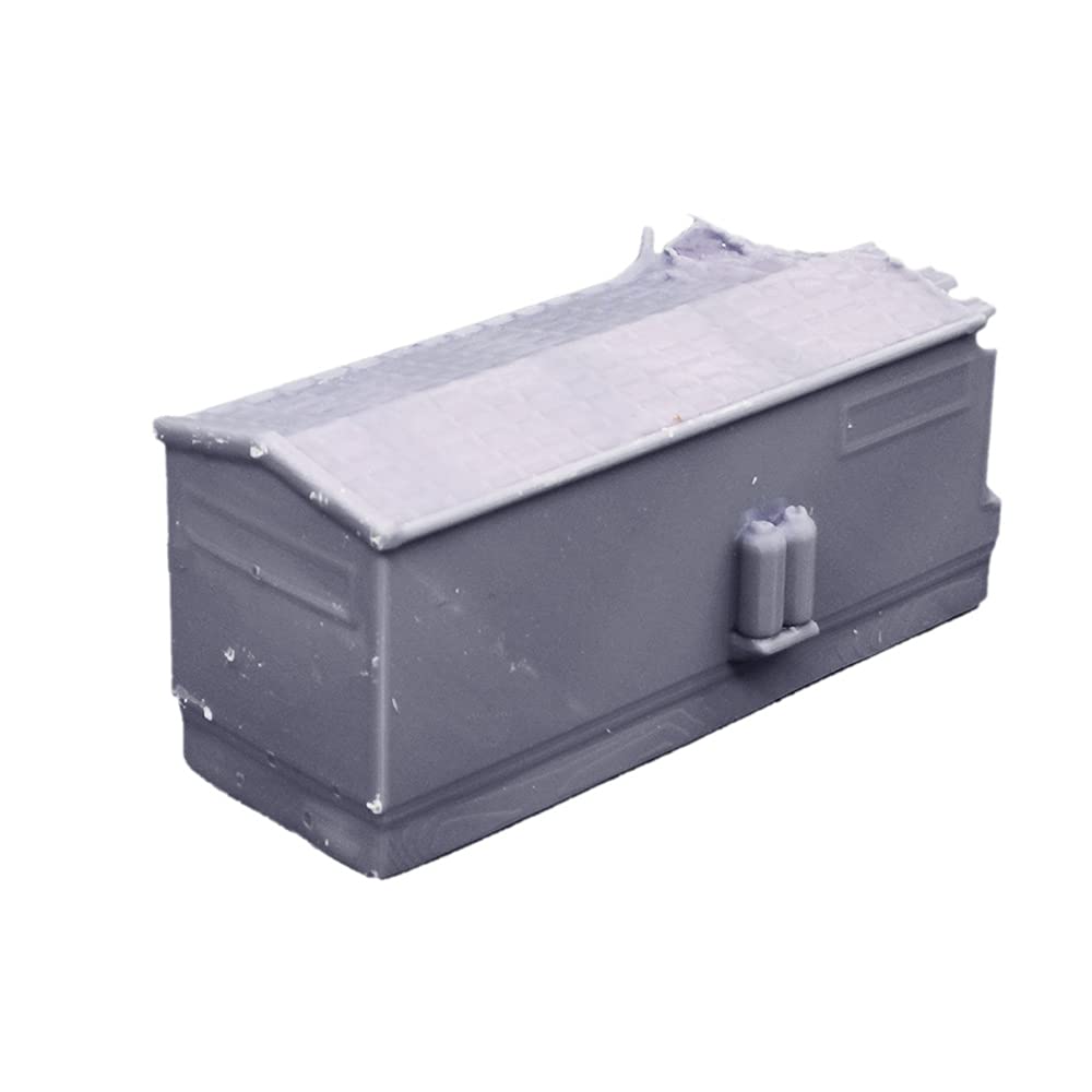 Outland Models Railway Scenery Abandoned Prefab House 1:87 HO Scale