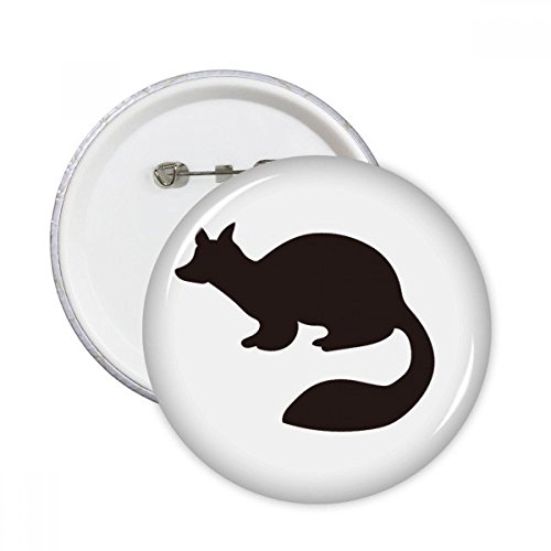 Bouton marten noir grand badge rond multicolore pour customisation vêtement 5pcs