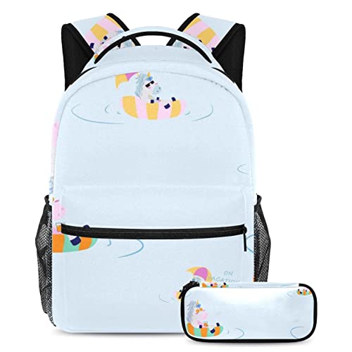 Cartables pour enfants sac à dos licorne multicolore | Sacs à dos Daypack pour adolescents