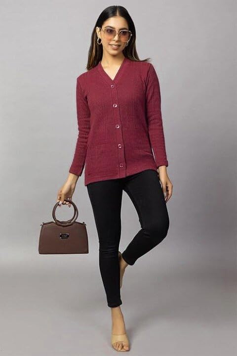 Image of HIFZAA Sweater Cardigan for Women Winter Sweaters for Ladies Plus Size M to 6XL