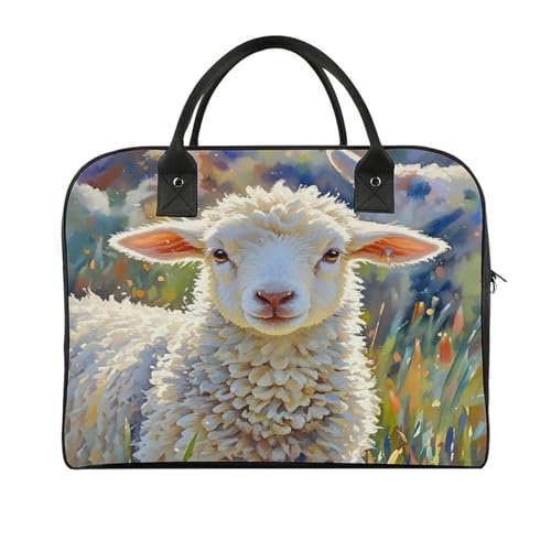 Bolso para portátil Color Sheep con correa y asa ajustables