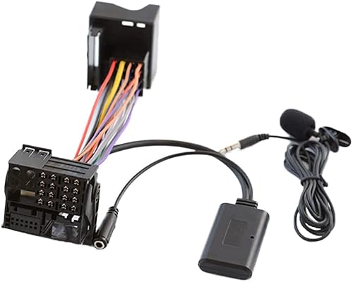 Bluetooth-Compatible Audio AUX Adapter with Microphone, Compatible with BMW Z4 (E85/E86), X3(E83), Compatible with Mini Cooper (R50/JCW), Compatible with Mini Cooper S R53