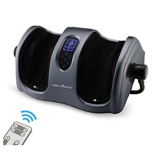 HealthSense LM 310 Heal-Touch Foot Massager with Heat (Lustrous Grey)