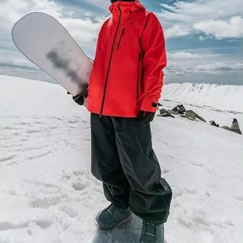 Pantalon de snowboard ample et résistant imperméable pour ski double planche DYRBF
