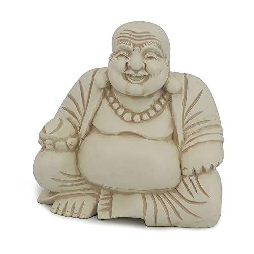 Buddha Groove Indoor Outdoor Sitting Happy Buddha Statue #TOP21