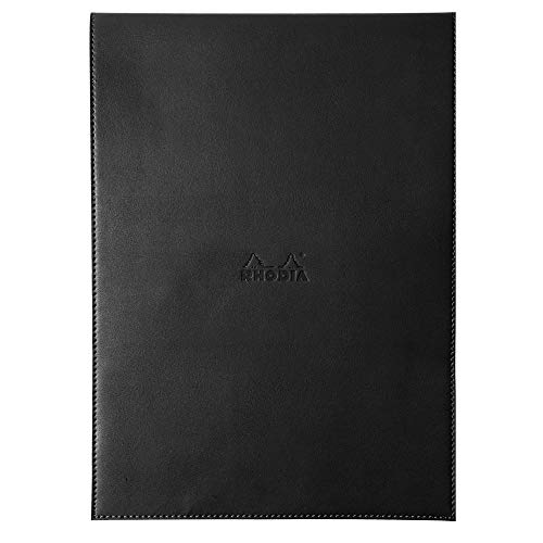Rhodia Notepad with Cover, A4, Squared - Black