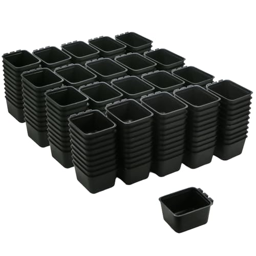 The ROP Shop | 200-Pack - Black Cage Cup for Chickens, Dogs, Pheasants, Rabbits Feed & Water