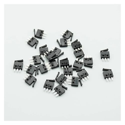 Micro interrupteur noir lot de 5 pour caméra et limite de course - 4