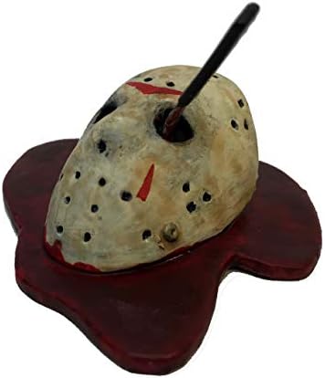 Factory Entertainment KUZOS Horror Miniature Collectible Jason Voorhees Mask, Mulitcolor Factory Entertainment KUZOS Horror Miniature Collectible Jason Voorhees Mask, Mulitcolor