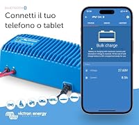 Victron Energy Blue Smart Batterie Ladegerät 24-Volt 8 Ampere 230V - Autobatterie Ladegerät - Batterieerhaltungsgerät und Desulfator - IP67 Geschützt - Bluetooth - CEE 7/7 – Ansicht 2