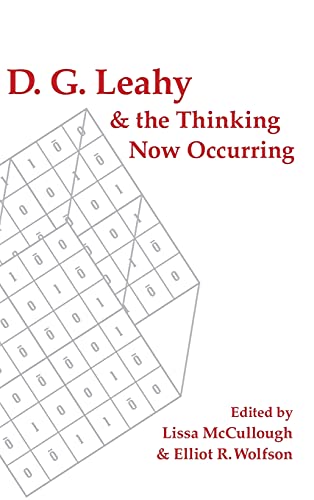 D. G. Leahy and the Thinking Now Occurring (Theology Continental Thought)