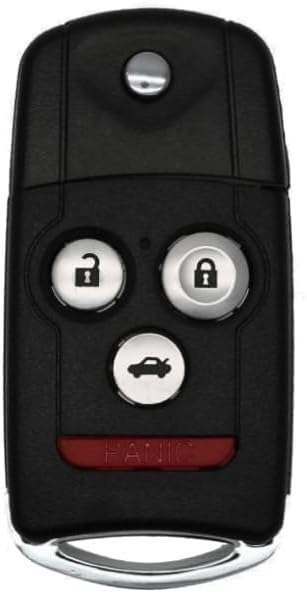 Replacement Flip Key Fob Compatible with 2007-2008 TL FCC OUCG8D-439H-A OUCG8D439HA 2AOKM-AC4 Part Number 35111-SEP-306 35111-SEP-307