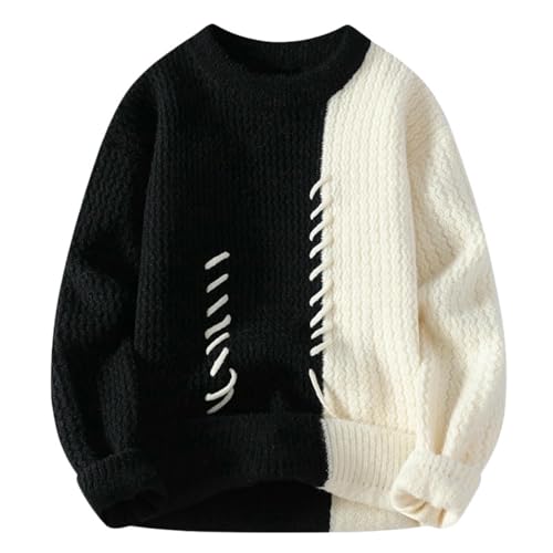 Pull en tricot de base pour homme idéal pour vos sorties d'automne