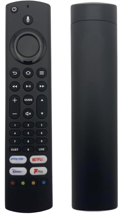 Replacement Fire RM-C3255 Remote Control compatible for JVC 2022 Smart TV Edition LT-40CF890 LT-43CF890 LT-49CF890 LT-50CF890 LT-55CF890 Models (No voice function)