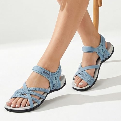 Image of UBFEN Womens Hiking Sandals Outdoors Water Sport Arch Support | Comfortable Adjustable Ankle Strap, Lightweight Suitable for Beach, Travel, Golf and Daily Wear