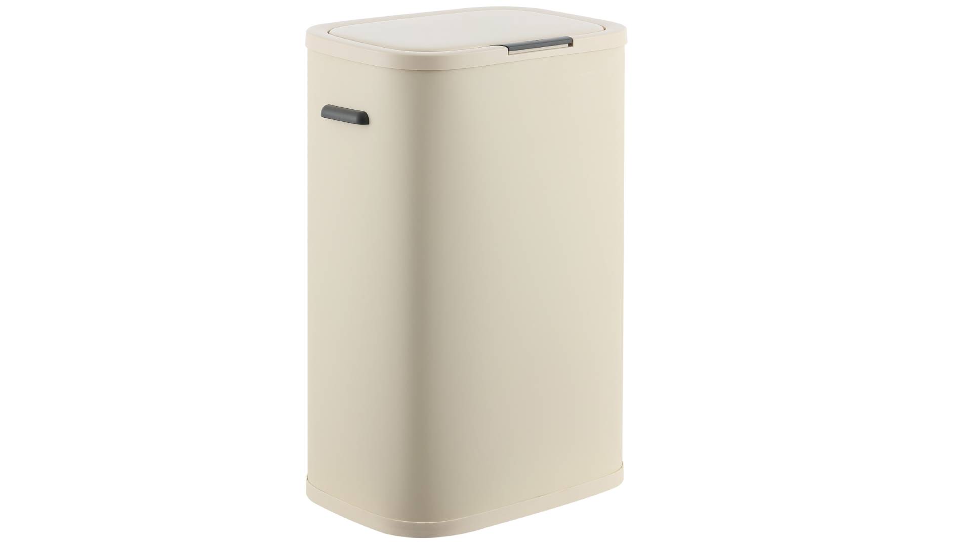 Caneca de Basura Metálica 14.5 Galones Beige miniatura 7