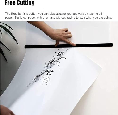 Distributeur de papier kraft mural et coupe-papier – Durable et efficace pour la cuisine et le restaurant