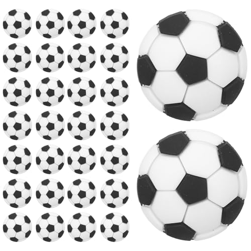ROMISBABA 30 Pinces à Stylo en PVC Souple de Ballon de Football Clips Décoratifs pour Cahier Lot de 30 Pièces Accessoires de Papeterie Créatifs pour Fournitures Scolaires et Récompenses