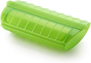 Lékué 1-2 Person Steam Microwave Cooking Case with Draining Tray & 10min...