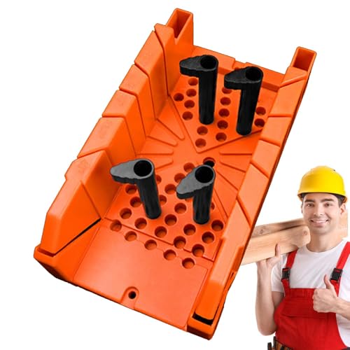 Boîte à onglets pour scie à main résolvant les coupes d'angles biaisées - 8