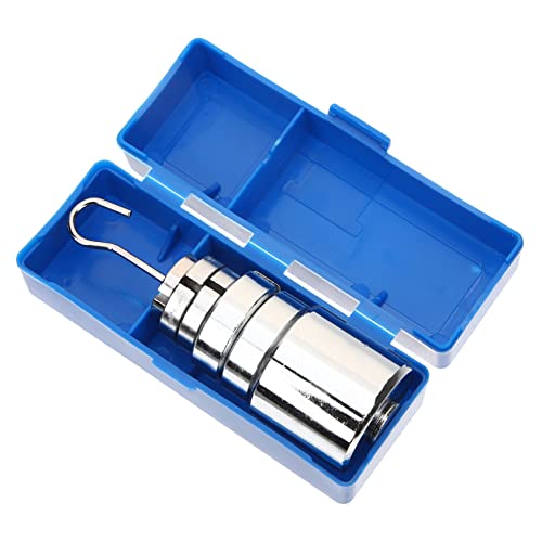 TIDTALEO Physics Lab Weight Set Slotted for Classroom Metal Slotted Mass Weights for School Demonstrations