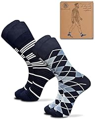 Diamonds & Striped Navy Blue