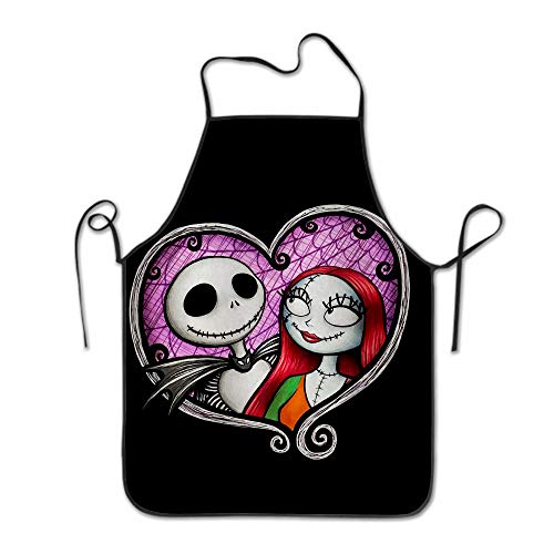 Nightmare Before Christmas Bib Apron, Adult Waterproof Cooking Aprons,Children s Gifts