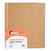 JAM Paper Kraft 1 inch Binder - Natural Recycled Kraft 3 Ring Binder - Sold Individually