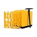 Camco FasTen 2x2 Leveling Block For Single Tires, Interlocking Design Allows Stacking To Desired Height, Includes Secure T-Handle Carrying System, Yellow (Pack of 10) (44512)