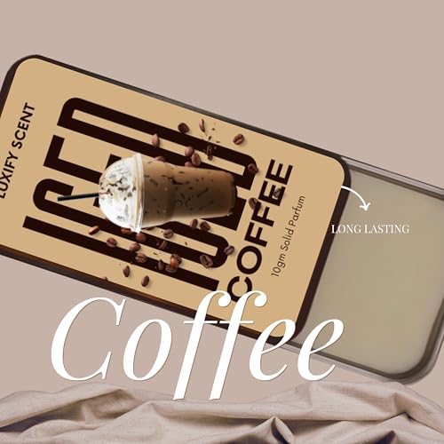 Image of Pack of 2 Flora & Cold Coffee Solid Perfumes | Alcohol Free Cologne for Men & Women | Strong & Lasting Fragrance | Non-Greasy Wax Perfume | Gifting Set for Him & Her