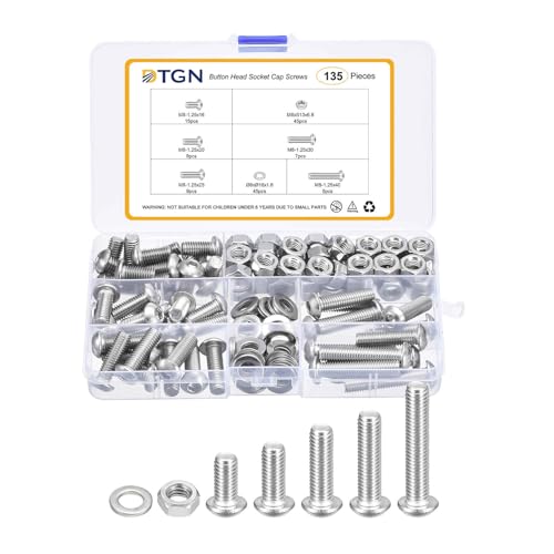 Vis M8 acier inoxydable 304 DTGN kit rondelles pour carrosserie et VTT